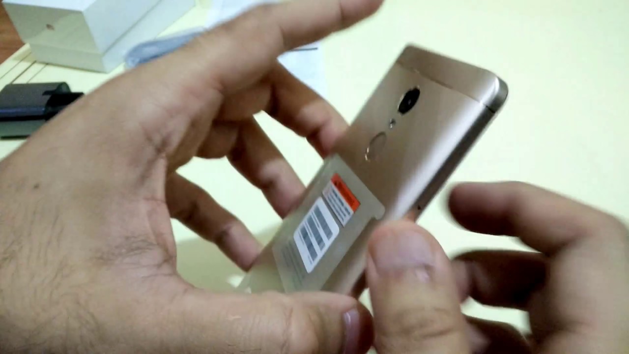 Xiaomi Redmi Note 4, Global Edition - Unboxing