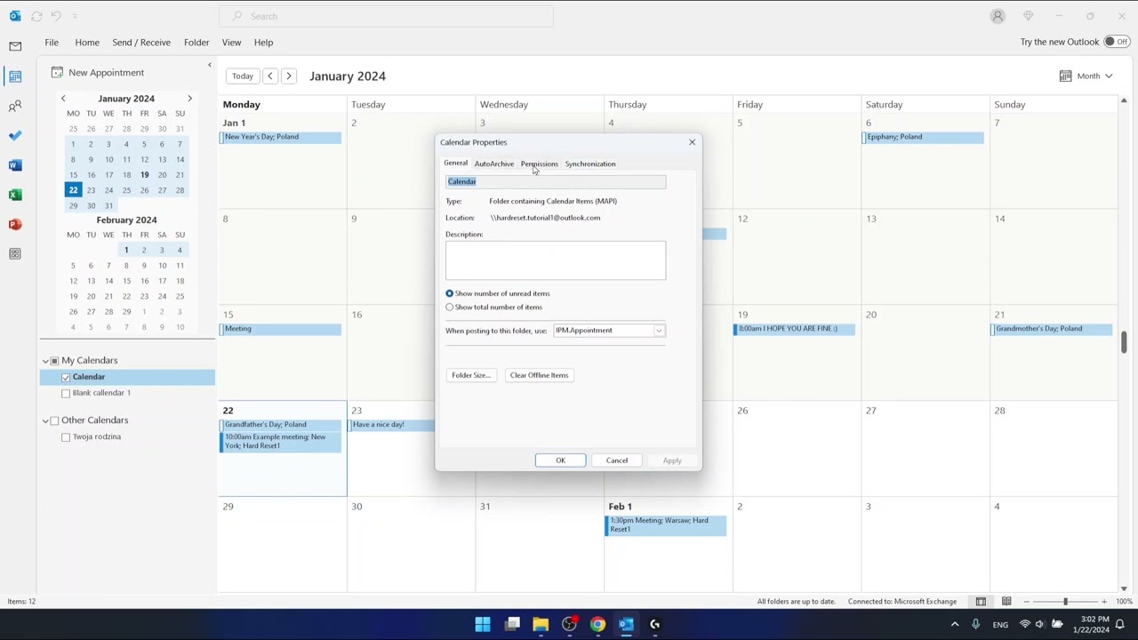 How to Make Outlook Calendar Private