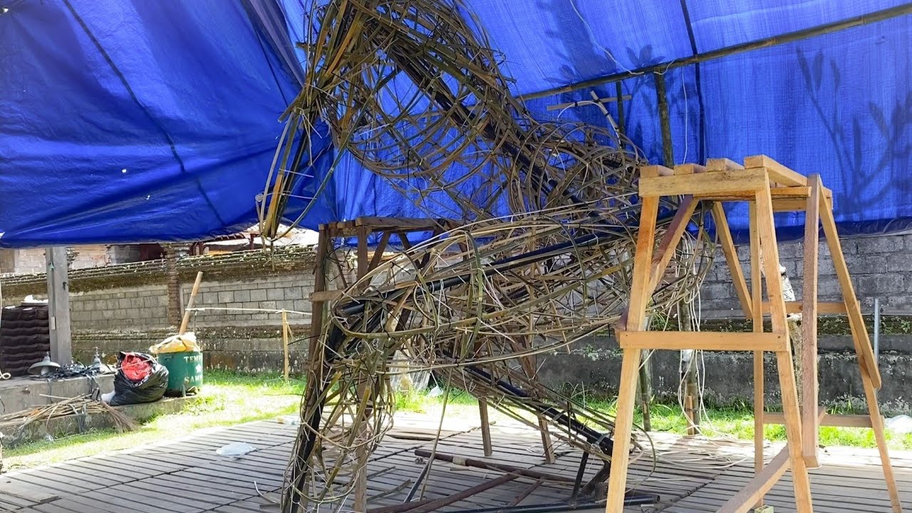 UPDATE PROSES PEMBUATAN OGOH-OGOH BANJAR KELODAN TAMPAKSIRING 2024