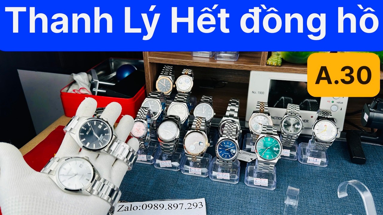 Xả Hàng Tết LÔ ĐỒNG HỒ CƠ SEKO JAPAN đồng  đồng hồ nhật