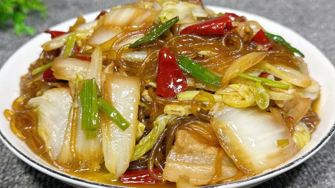 炒白菜，直接下锅炒是大错，教你饭店不外传诀窍，清脆爽口又解馋#food #like #cooking #美食教程
