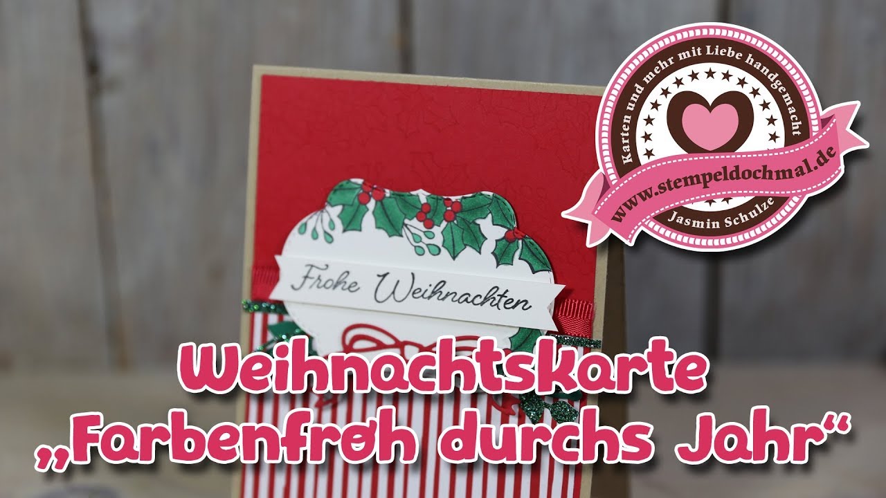 Tutorial: Weihnachtskarte mit Produktpaket 