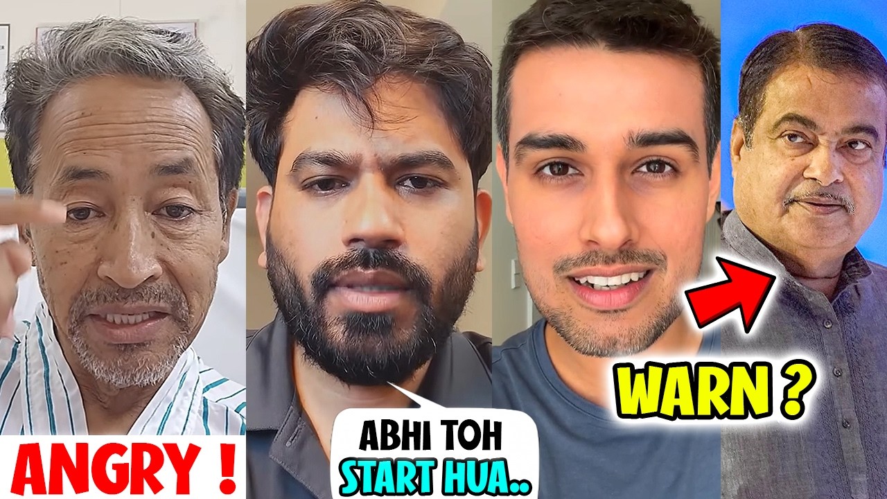 CJP WON❗REPLY | DHURV RATHEE WARNS NITIN GADKARI⁉️| SONAM WANGCHUK ANGRY REPLY | ALAKH PANDEY