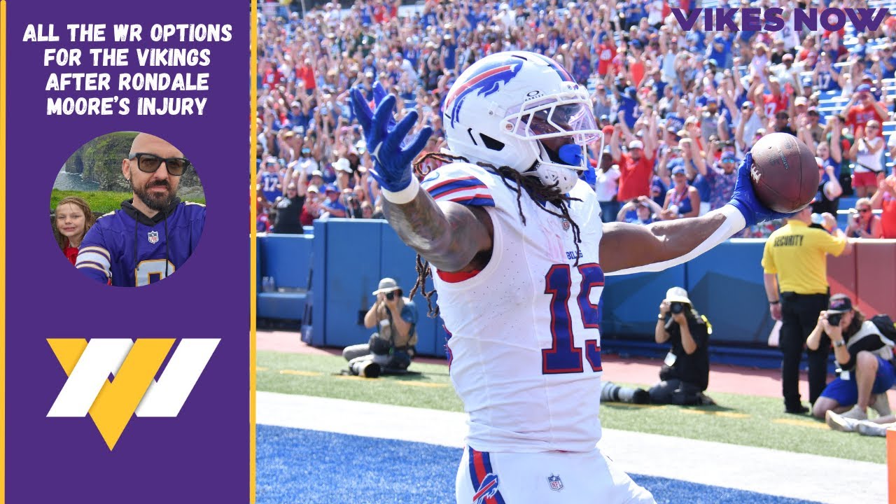All the WR Options for the Vikings after Rondale Moore’s Injury