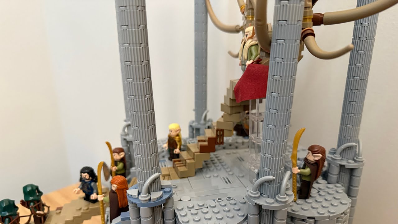 LEGO Hobbit Elven King of the Mirkwood Realm throneroom moc 