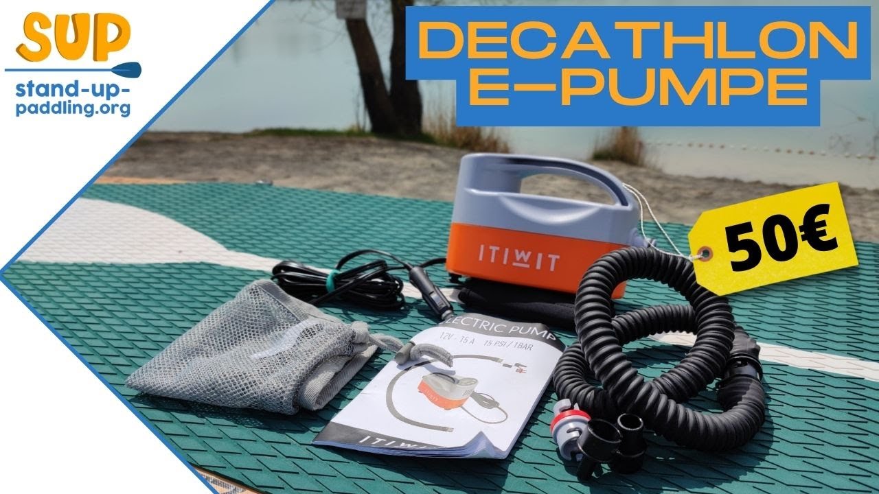 Decathlon Elektropumpe // Ist die Itiwit SUP Board Pumpe für 50 Euro zu empfehlen?