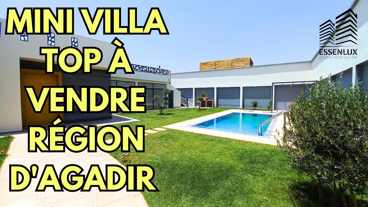 Mini Villa Top 🥰 À Vendre Région d'Agadir 100 Millions Centimes 😍😍