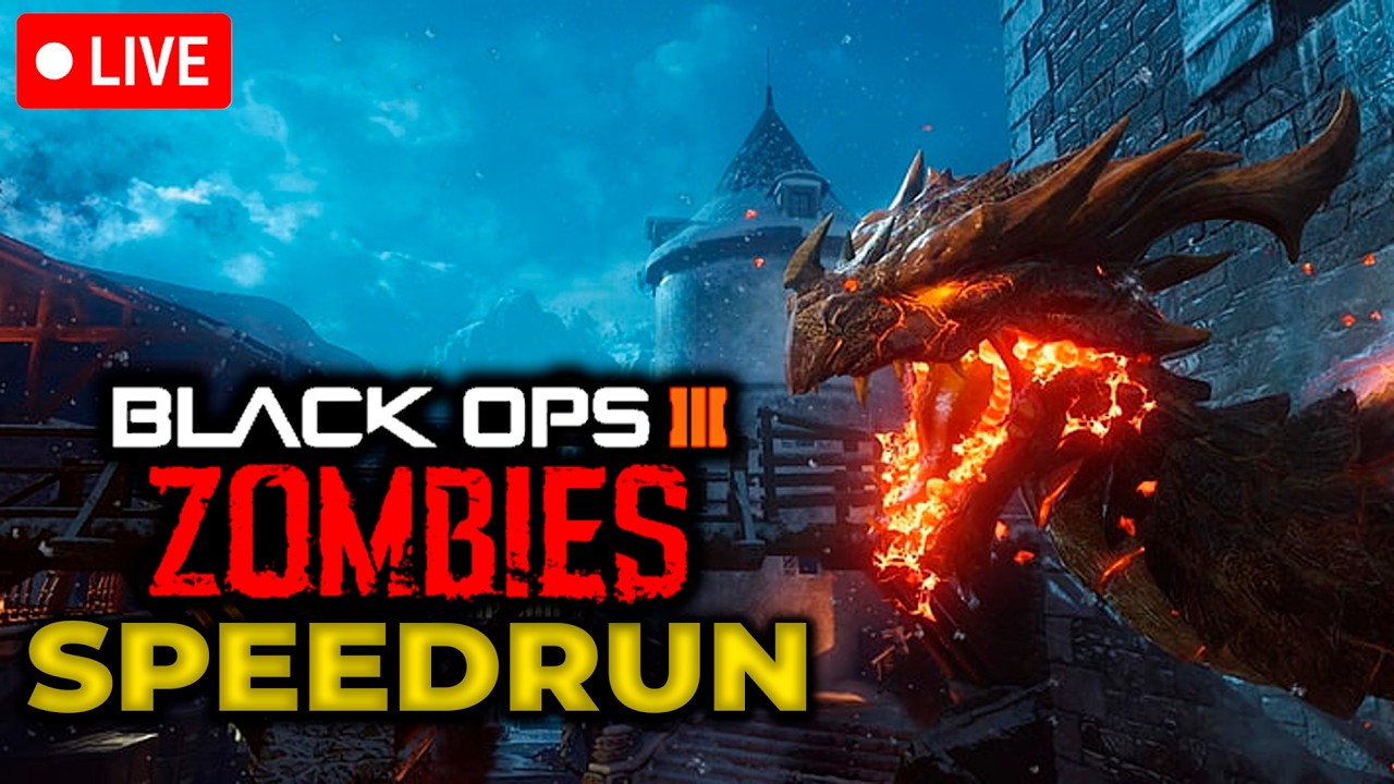 🔴Últimos dias desse mapa😮‍💨| BO3 Der Eisendrache SPEEDRUN