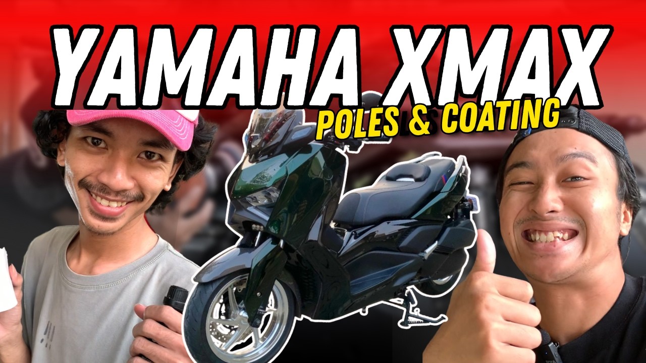 POLES & COATING XMAX KE BOGOR // STEAM SHINE SERVICE