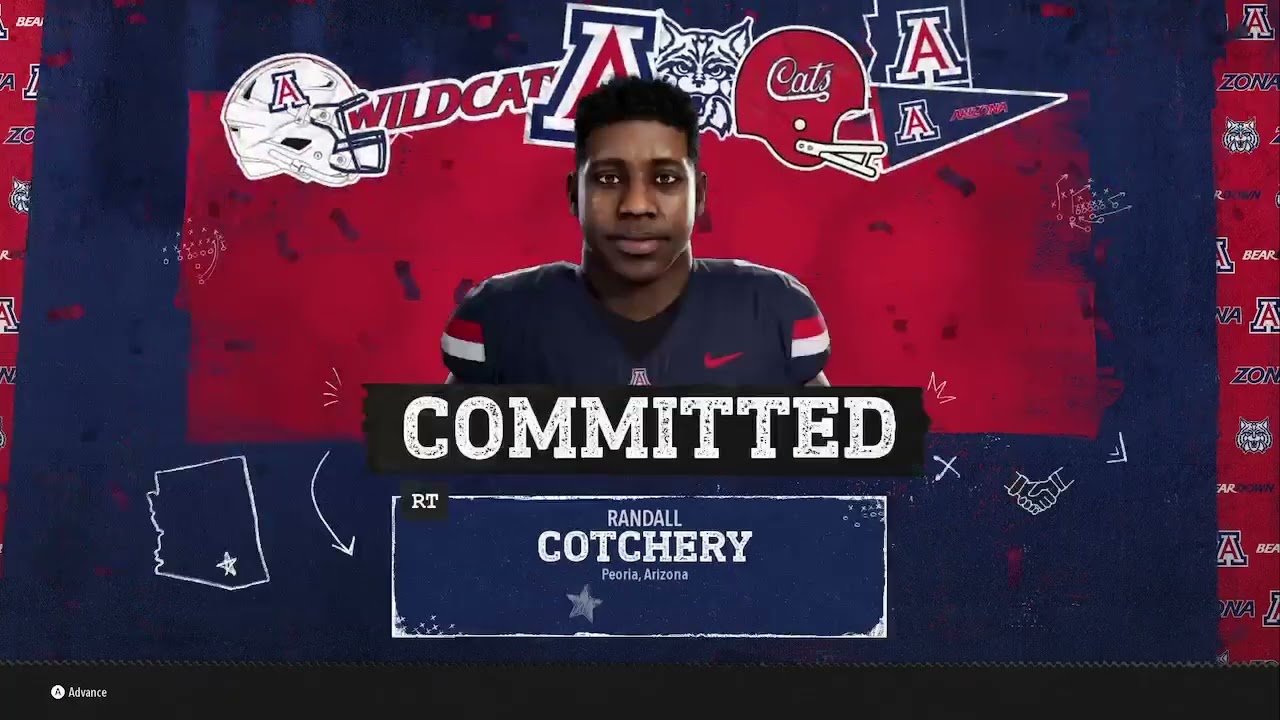 EA College football 26 Arizona Wildcat Dynasty Mode Episode 87 (offseason