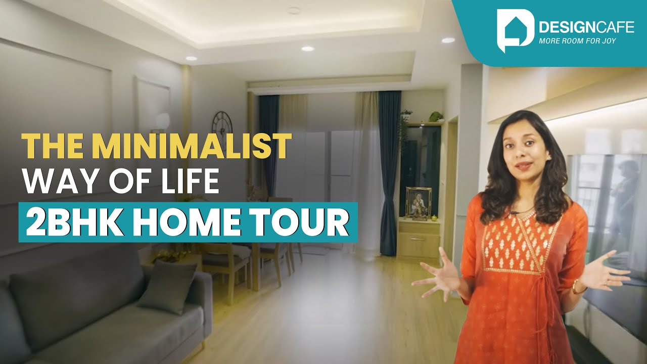 Stunning 2BHK Home Tour | 2BHK Minimalist Home Interior Design | DesignCafe