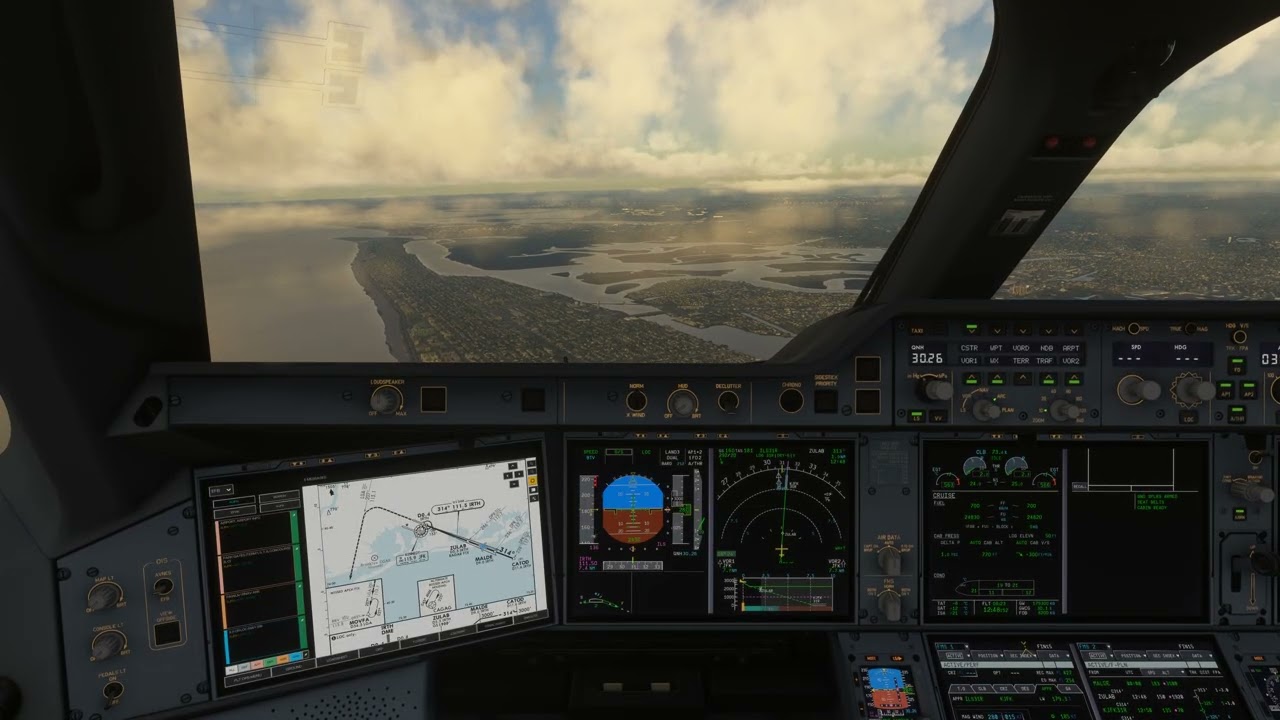 Finnair A350 Transatlantic Landing at JFK | Cold Morning ILS RWY 31R | MSFS 2024