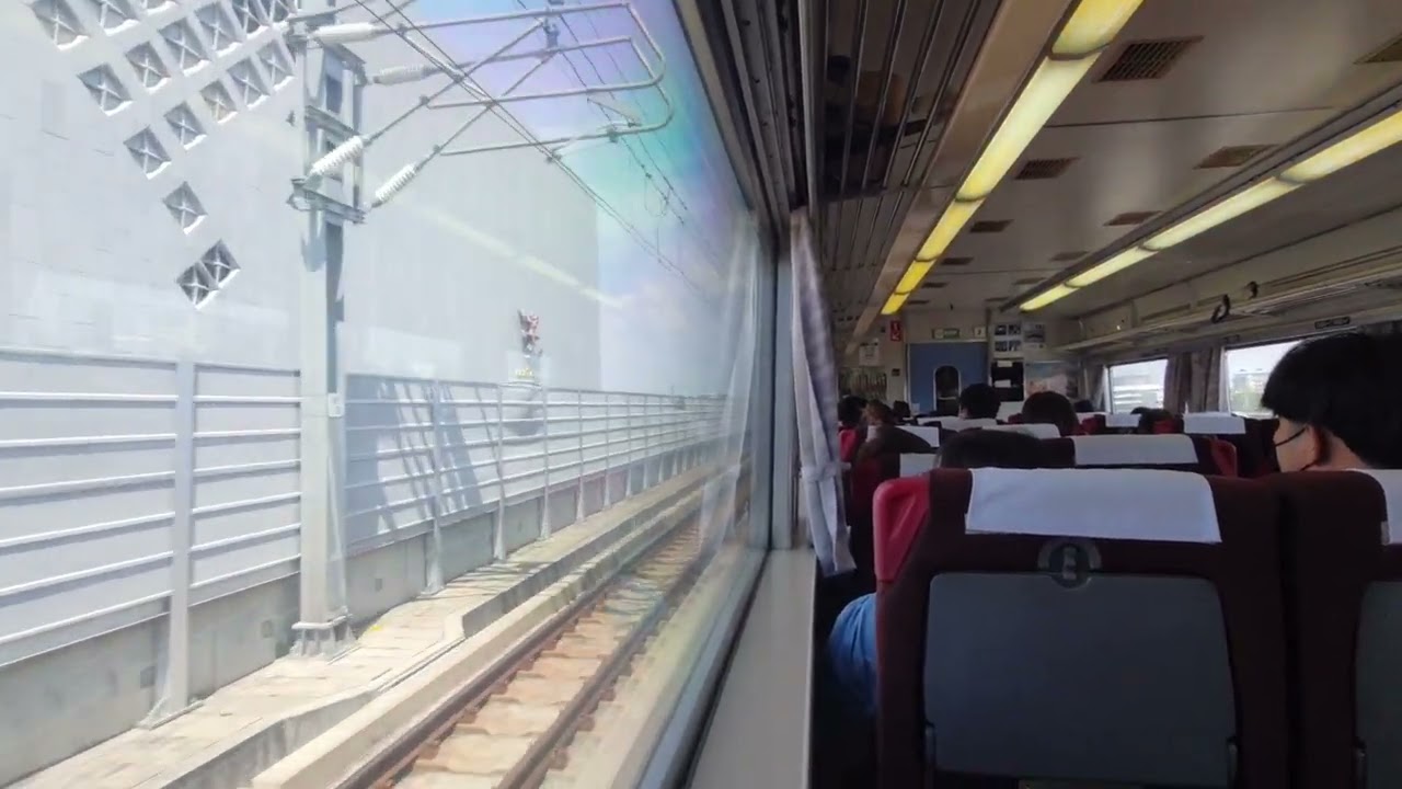 ซิ่งใช่เล่น Kiha183 วิ่งทางยกระดับรถไฟฟ้าสายสีแดง พาเที่ยวลพบุรี  sightseeing train 951 to Lopburi