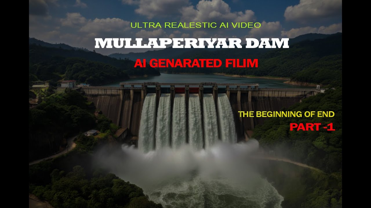 Mullaperiyar Dam Crash Ultra Realistic AI Video | Mullaperiyar dam | mullaperiyar AI Video