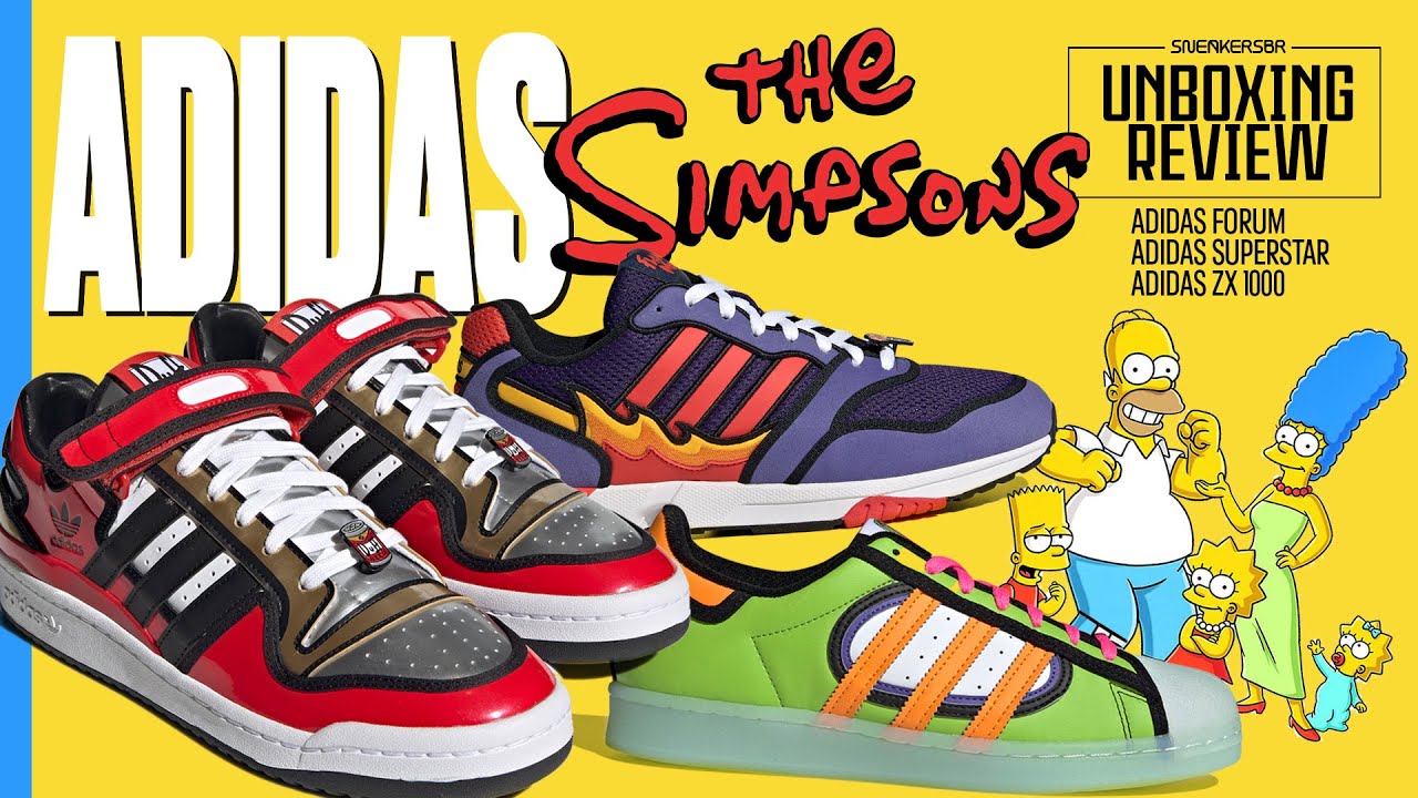 As Bebidas Mais Famosas Dos Simpsons Viraram Tênis da adidas! | UNBOXING+REVIEW adidas X Os Simpsons