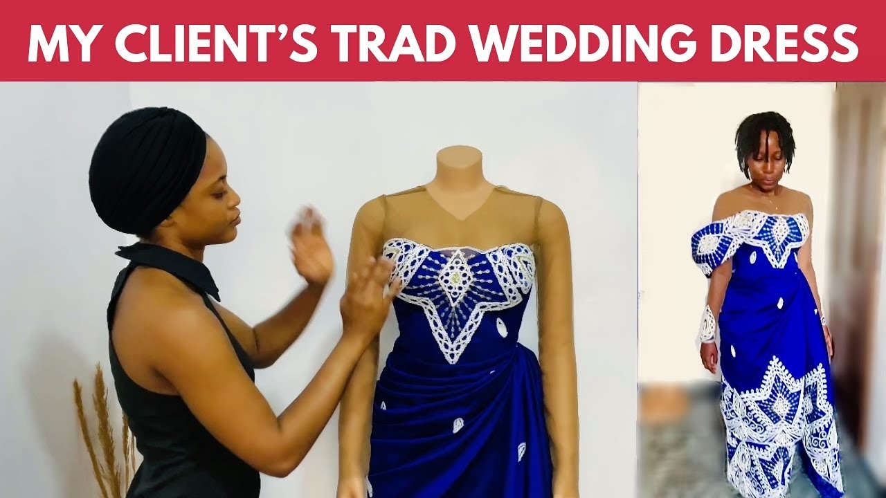 MAKING MY CLIENT’S TRADITIONAL WEDDING DRESS •Corset Wrapper Illusion Dress with George Fabric Silem