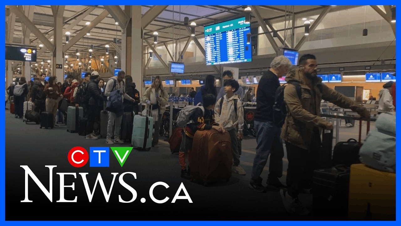 В аэропорту YVR начался ажиотаж перед весенними каникулами.