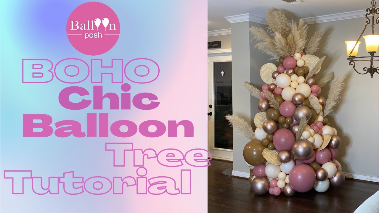 Boho Chic Balloon Tree Tutorial