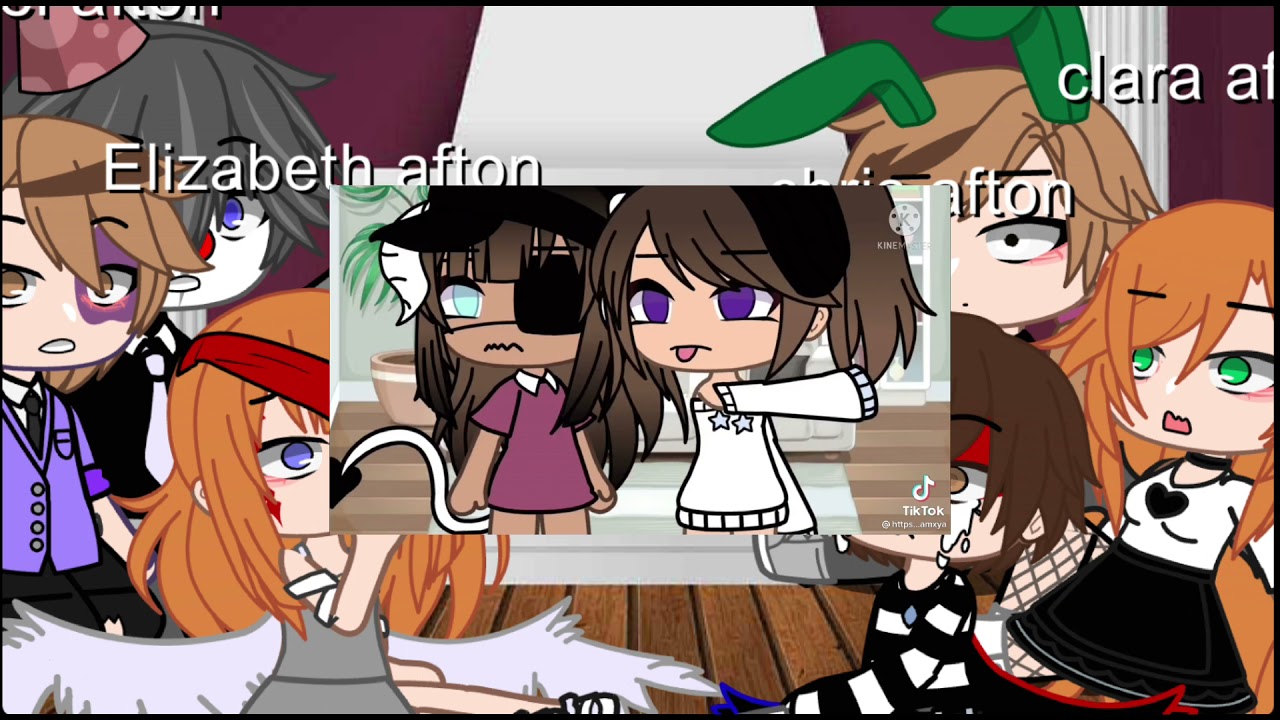 Afton react to gacha tiktok