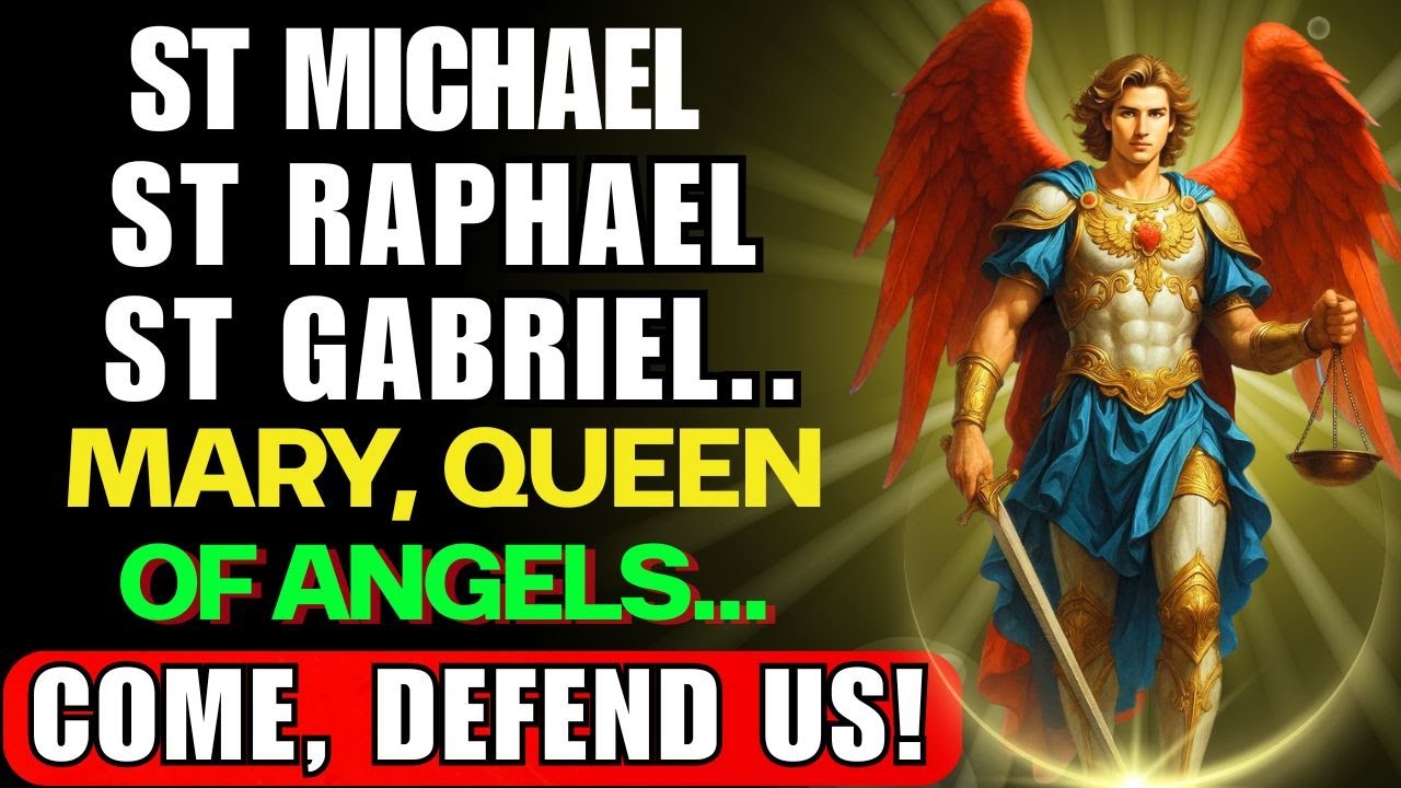 🙏 Powerful Chaplet, Litany and Protection Prayer St Michael ArchAngel, Our Lady, St Raphael& Gabriel