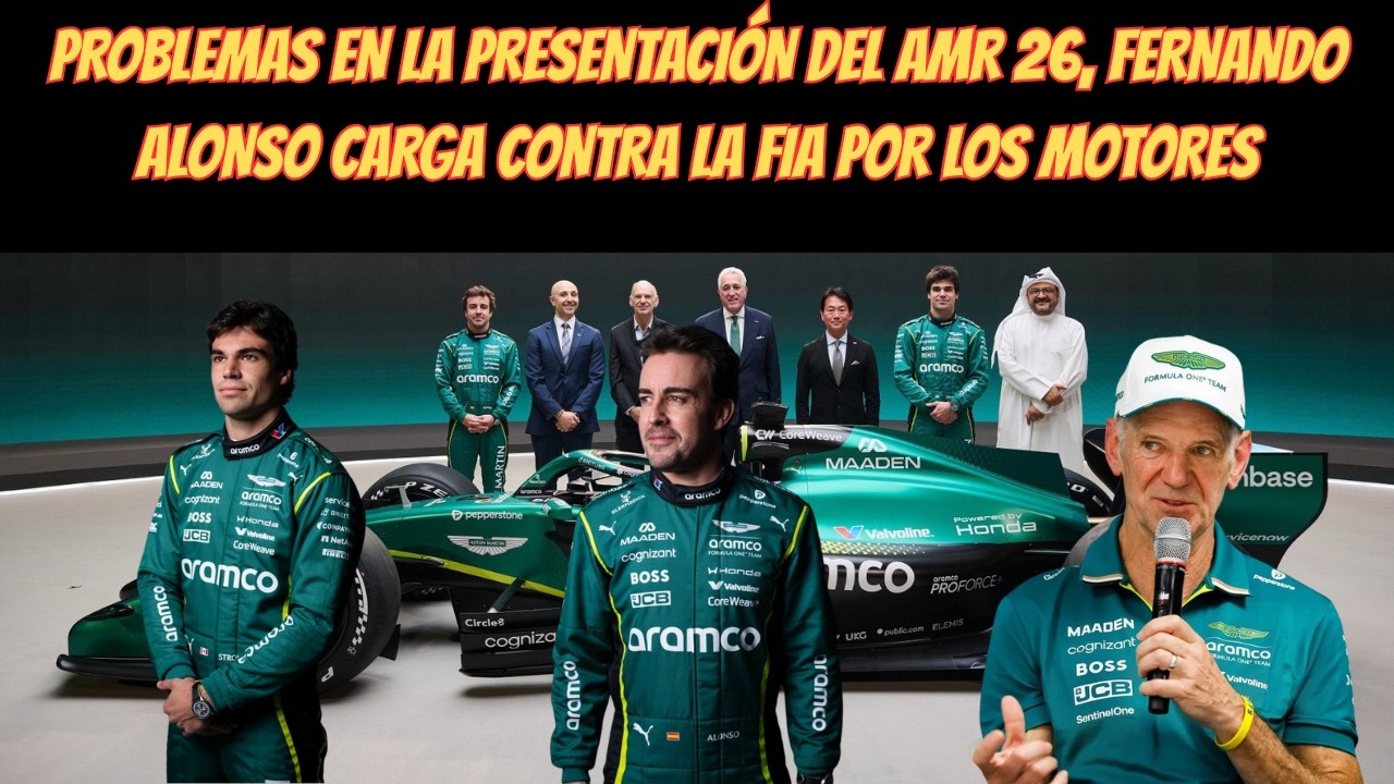 💣¡IMPACTANTES DECLARACIONES DE FERNANDO ALONSO EN LA PRESENTACIÓN DEL NUEVO ASTON MARTIN!