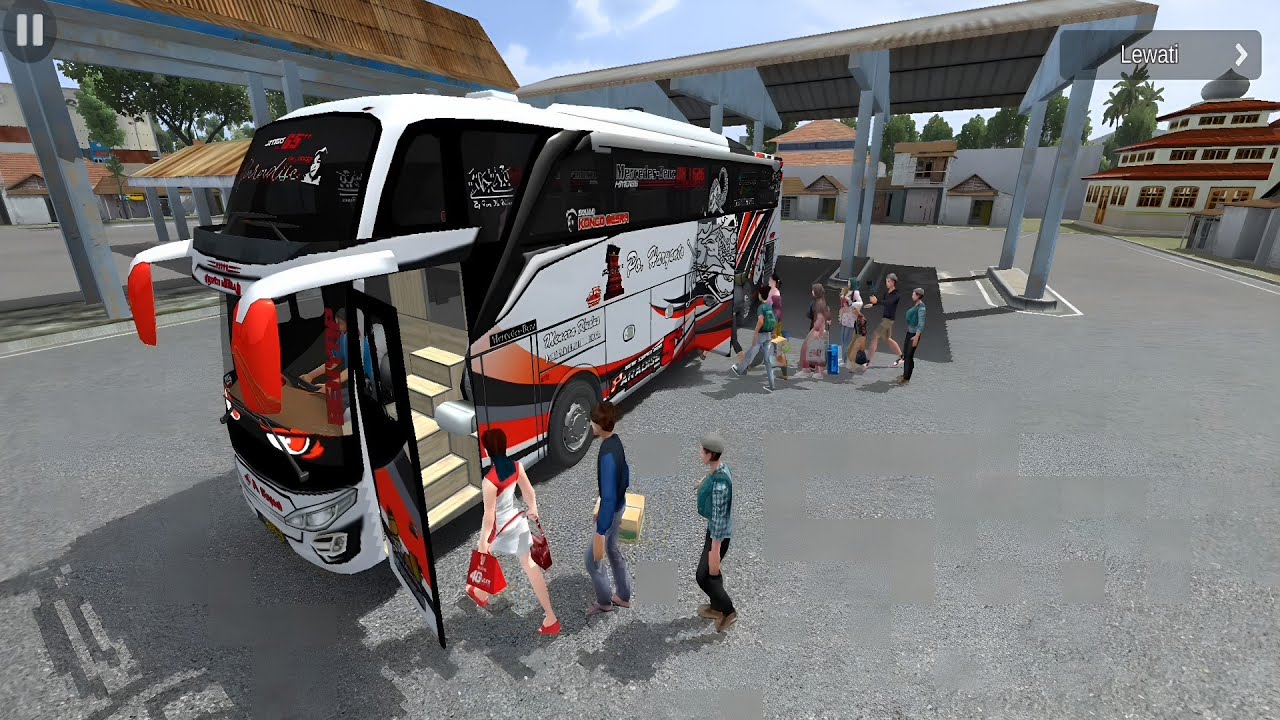 Bus Basuri Haryanto Sous Di Jalan Penuh Penumpang
