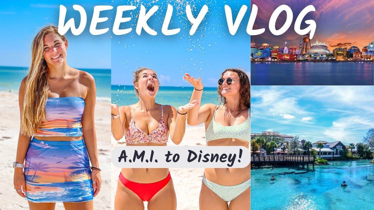travel vlog: Anna Maria ISLAND, DISNEY Springs, friends, food, beach, fun
