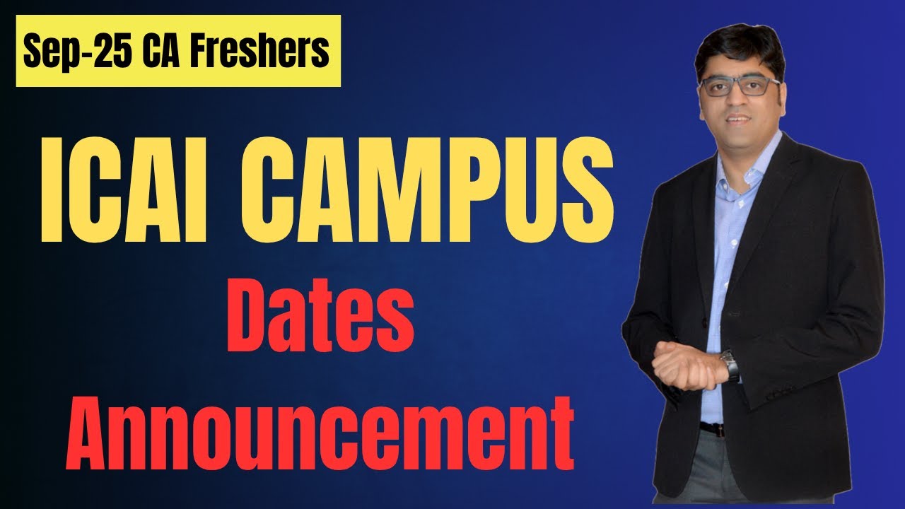 How to register for ICAI Campus | Sep 25 CA Freshers