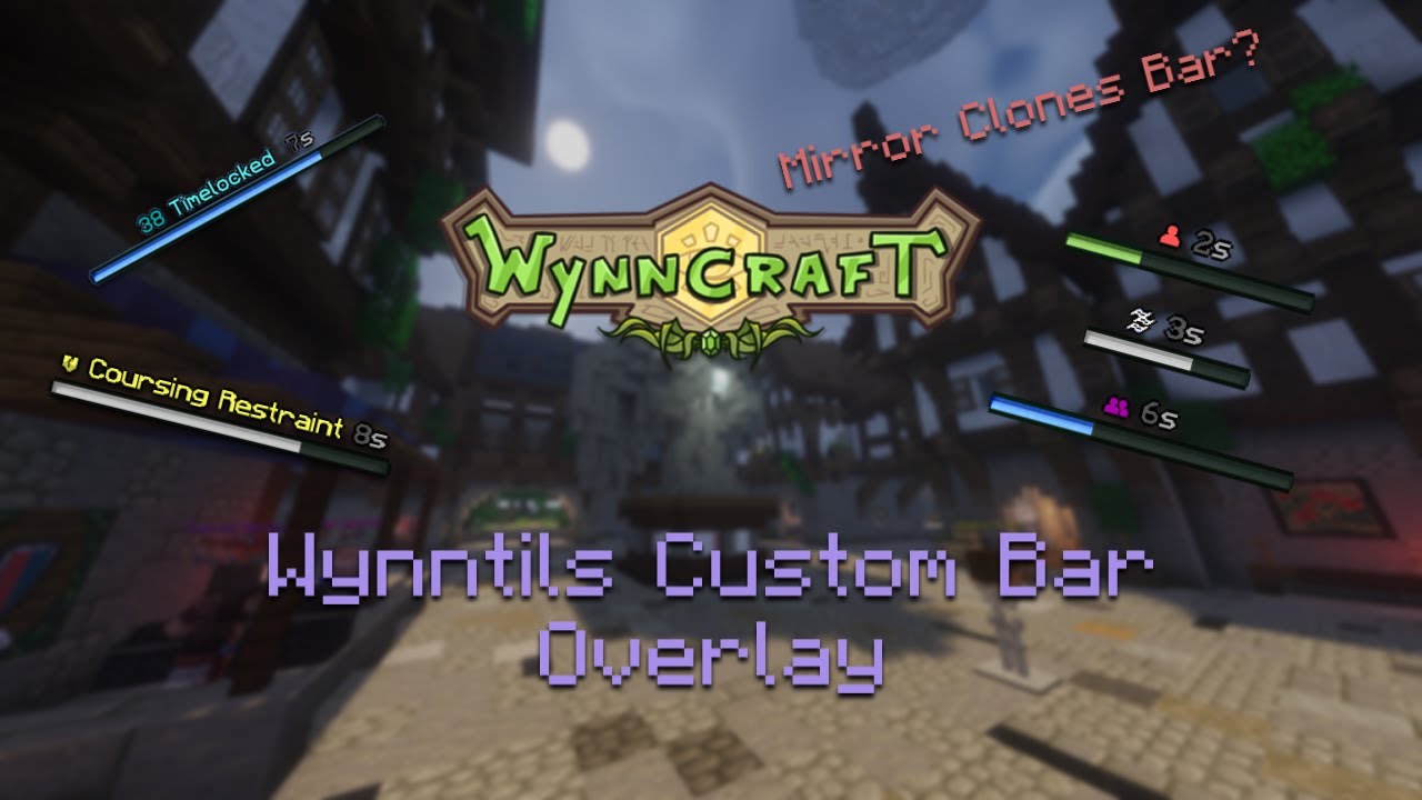 Adding Visuals To Your Ability And Ability Cooldowns? | Wynncraft Wynntils Custom Bars Overlay Guide