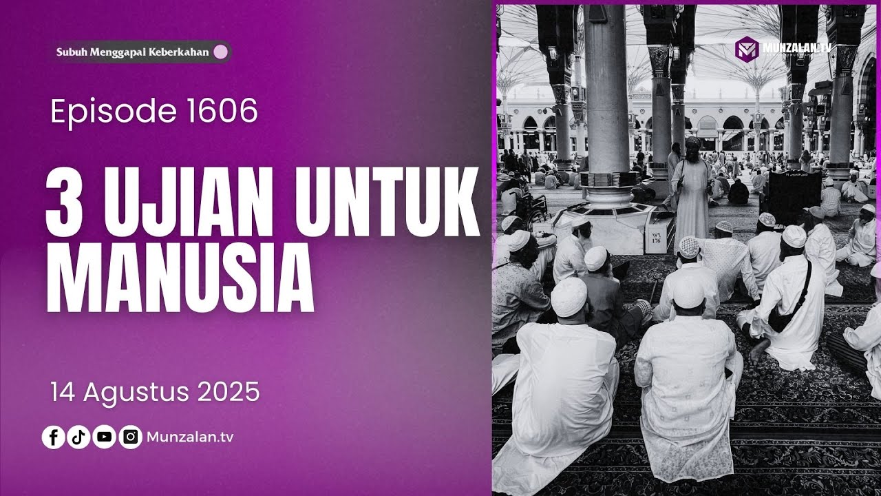 [LIVE] Kajian SMK: 3 Ujian dari Allah yang Tak Bisa Dihindari – Ayahman (Ust. Luqmanulhakim)