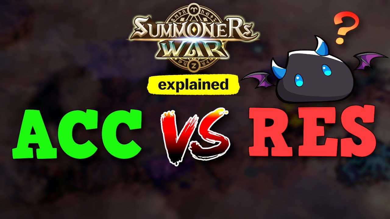 [GUIDE] Accuracy & Resistance - Summoners War Explained