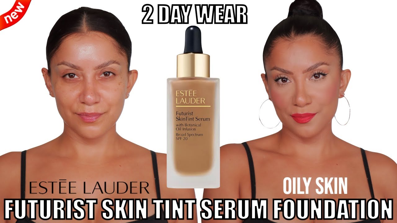 2-дневная стойкость *новинка* ESTEE LAUDER FUTURIST SKIN TINT SERUM FOUNDATION SPF 20 *для жирной...