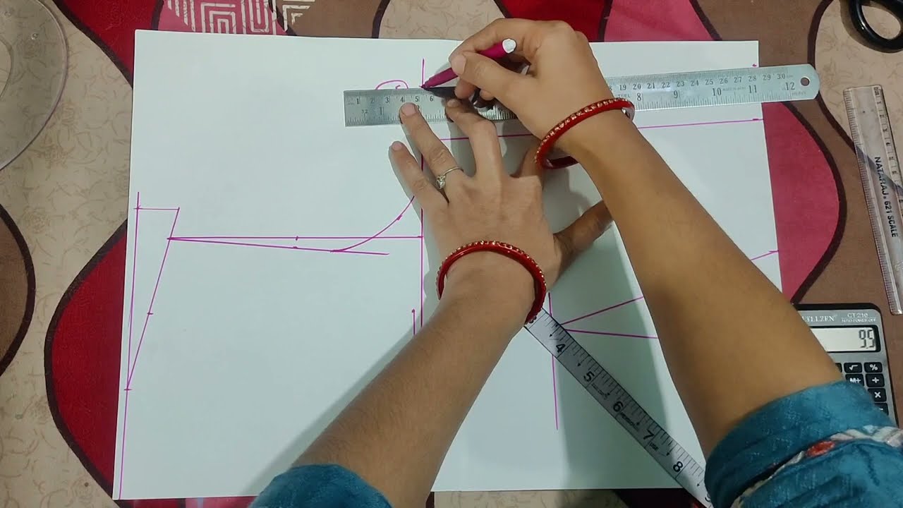 Priya mg jaisa shoulder to waist dart blouse ki drafting sikhe || full tutorial ||
