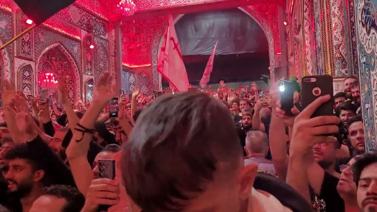 حرم امام حسین شب اربعین 1446 قمری - ۱۴۰۳ شمسی - هیات لواء الزینب، حسین ستوده، حسن عطایی