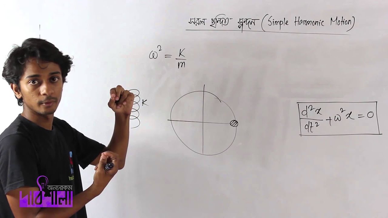 04. SHM Differential Equation Part 01 | সরল ছন্দিত স্পন্দনের অন্তরক সমীকরণ পর্ব ০১