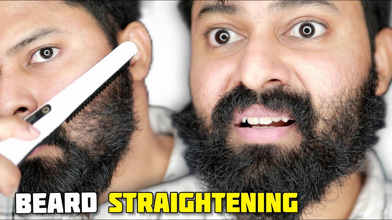 Beard Straightening | Beard Grooming | Tamil | Shadhik Azeez