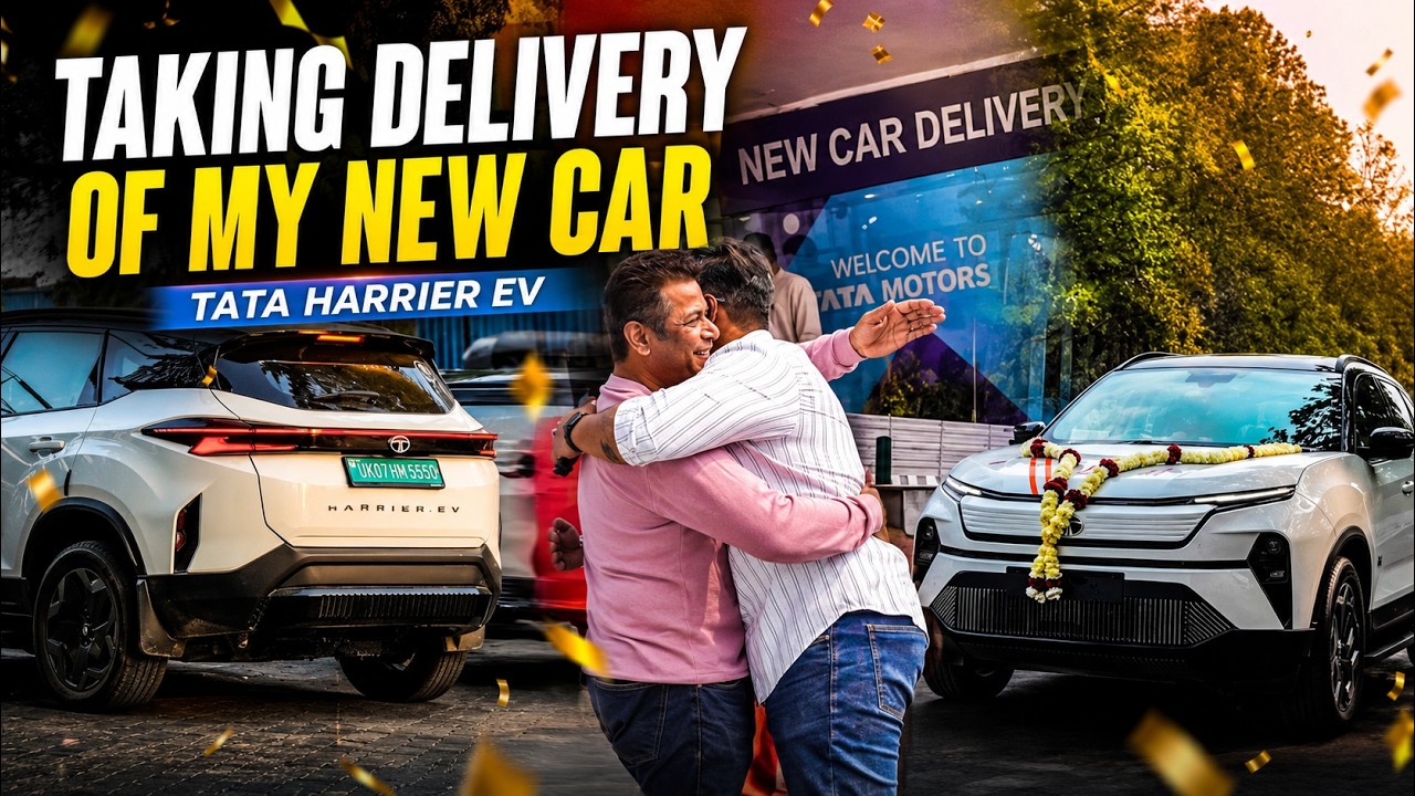 Taking Delivery of My New Car | Tata Harrier EV | 08 Shashank