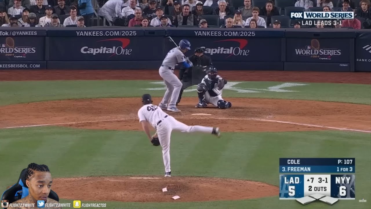 FlightReacts To Dodgers vs. Yankees World Series Game 5 Highlights (10/30/24)!