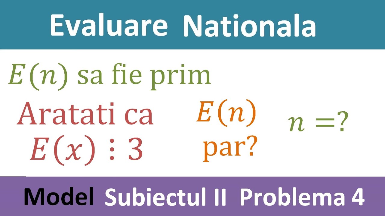 Evaluare Nationala - Expresii algebrice si divizibiliate (Probleme pregatitoare )