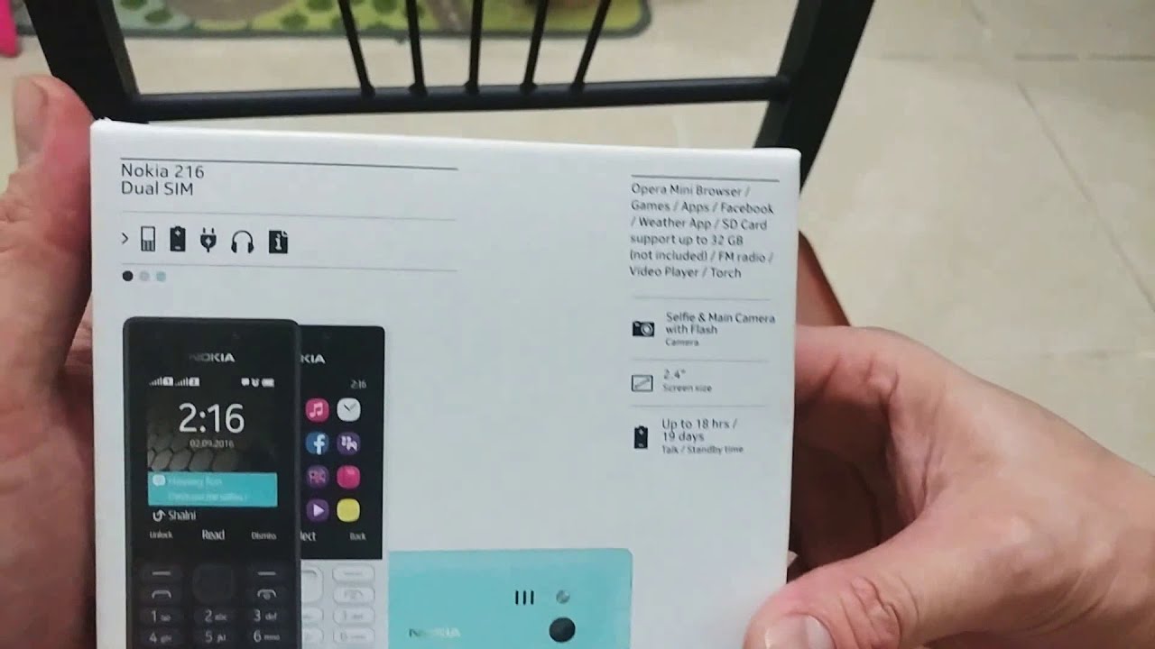 NOKIA 216 Unboxing