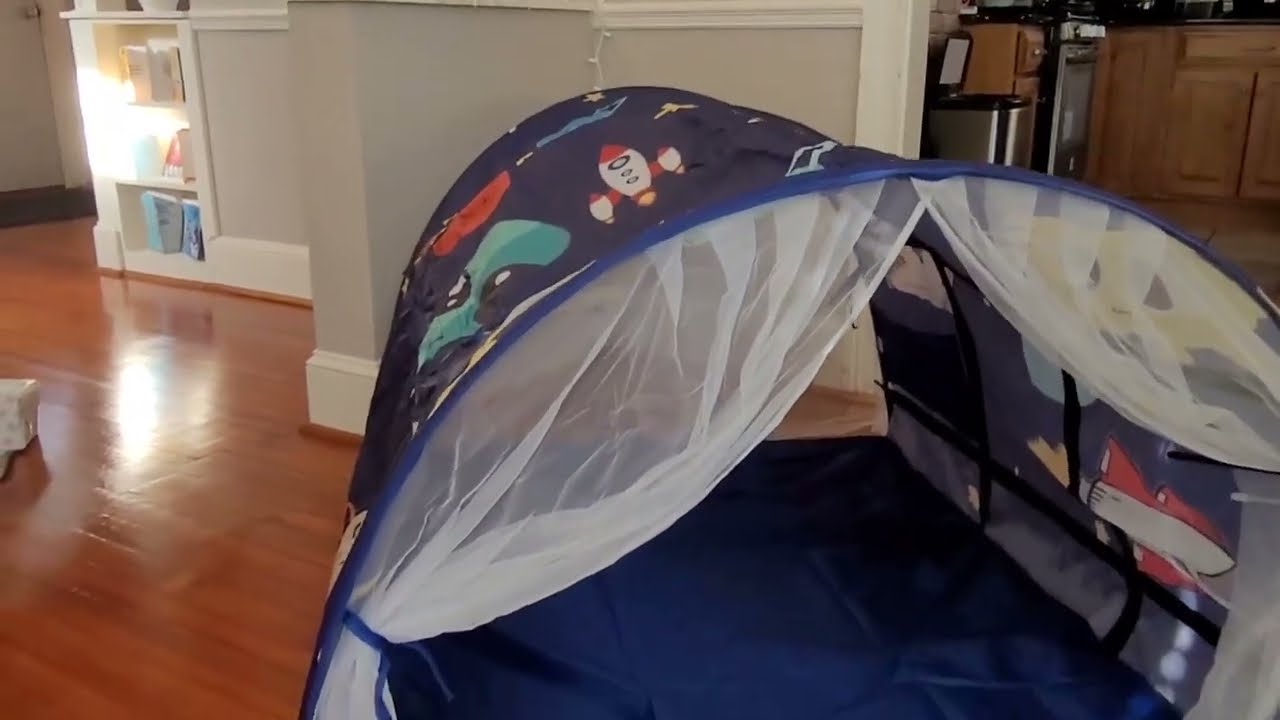 Happy Tent Space Stars Bed Tents for Kids Portable Play Tent Game House Review, Great roomy tent