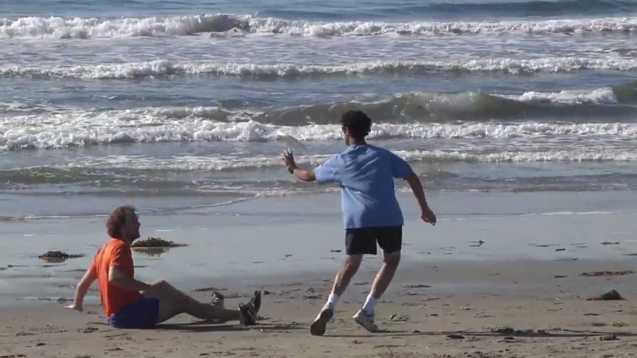 Matt Gauthier, Dave Lewis_ Semis 2011 Beach Stylers Freestyle Frisbee tournament
