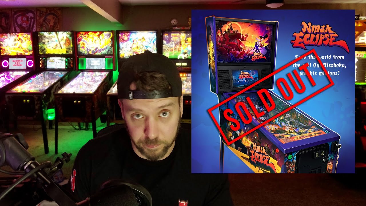 Turner Pinball's Ninja Eclipse Has Officially SOLD OUT!