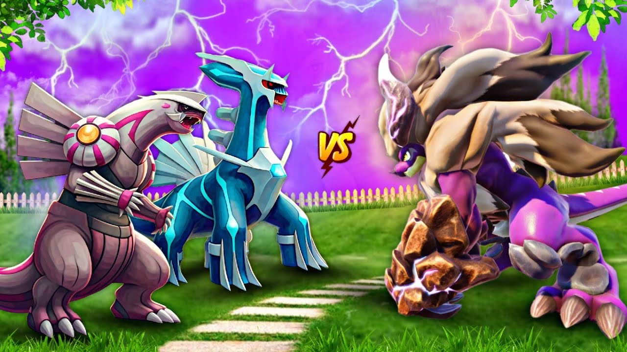 DIALGA & PALKIA vs BLAZAMUT RYU in Palworld 😱 | Who Will Win This Battle ?