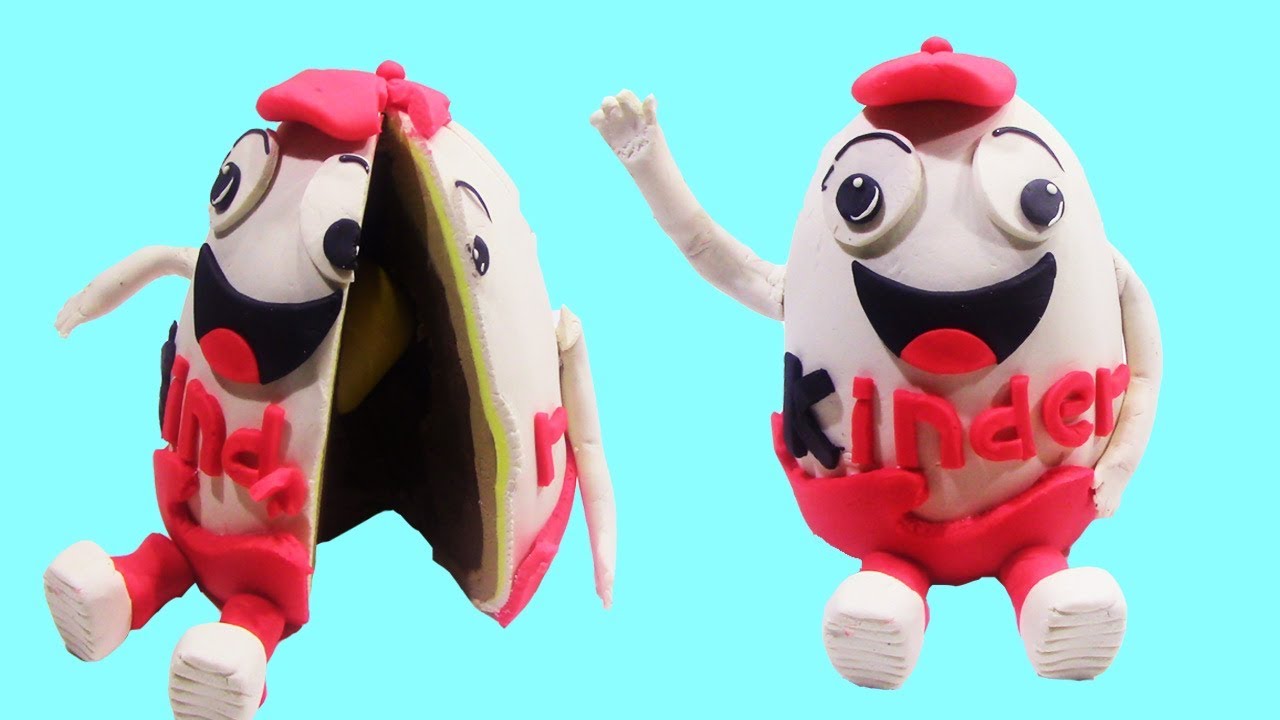 Learn how to make Kinder Surprise Cake with PlayDoh - DIY Kinder Surprise Cake with PlayDoh Sparkle