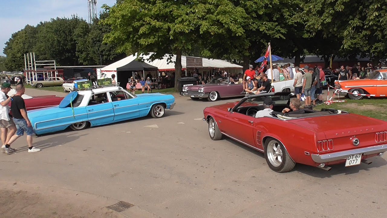 Massive number of cars at Viking Run 2024 - Saturday