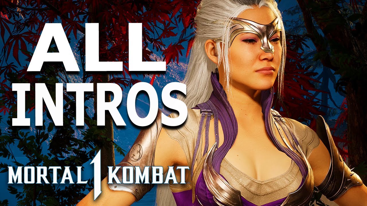 MORTAL KOMBAT 1 Sindel All Intros Dialogue Character Banter MK1