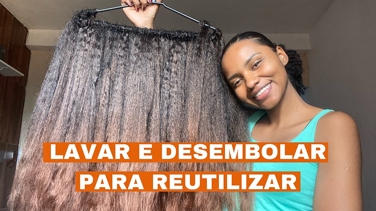 COMO LAVAR E DESEMBARAÇAR O JUMBO PARA REUTILIZAR NAS BOX BRAIDS