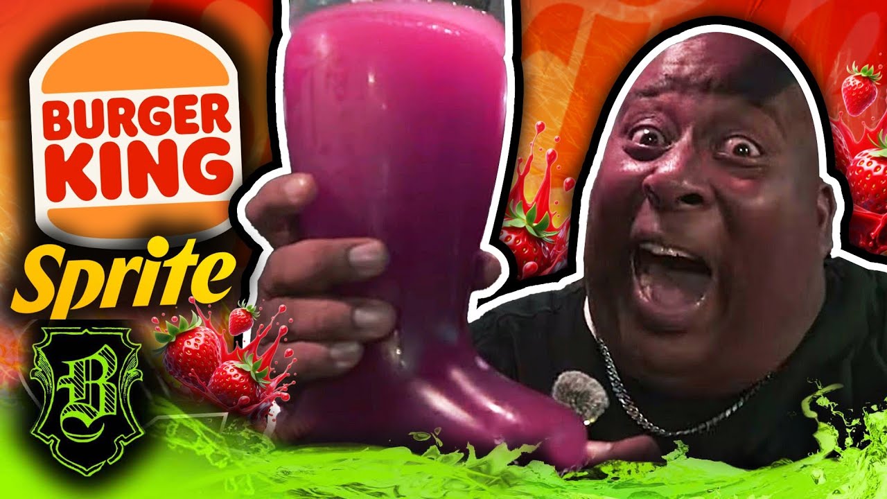 Chugging Burger King's FIERY Strawberry Sprite