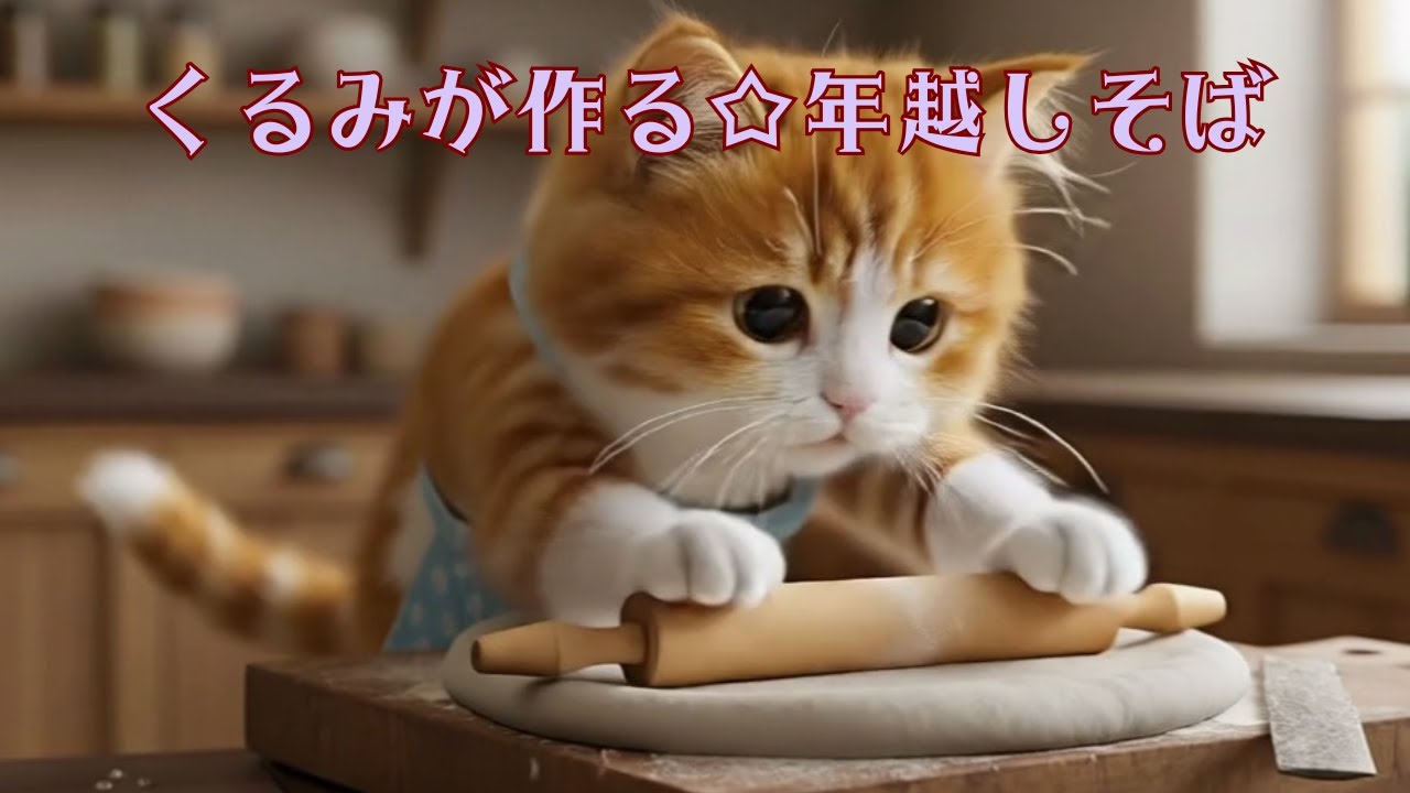 くるみが🐱年越しそば作るニャ！